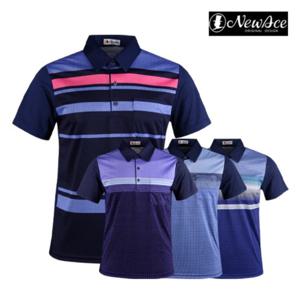 보스케 뉴에이스 남성 고기능 반팔 골프 카라셔츠 AE1M409