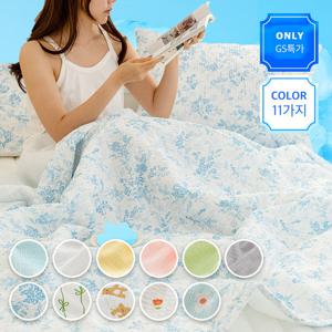 [GS특가]바자르 국내생산 시어서커 여름 차렵이불(SS/Q) 균일가