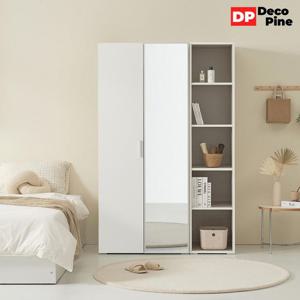 데코파인 루스 1200 G세트 옷장 전신거울 선반장 원룸 자취방