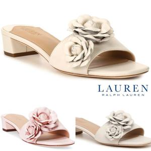 폴로 랄프로렌 17555031 여자 페이 플라워 드레스 샌들