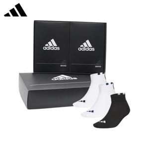 아디다스 퍼포먼스 3선 스포츠 발목 양말 2족 선물세트 IF88201