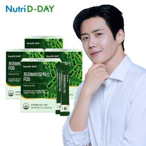 뉴트리디데이 프리바이오틱스 FOS 유산균 4박스 총120포