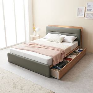 마리메종 댄디 LED/USB 수납침대 Q라텍스매트_착불