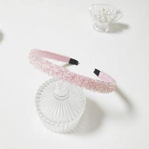 유니크 영롱한 비즈 크리스탈 헤어밴드 머리띠 2