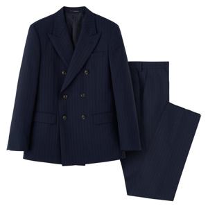 [맨잇슈트]맨잇수트 봄 울100 네이비 더블정장