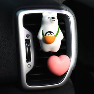 소풍곰 송풍구형 석고방향제 차량용 디퓨저