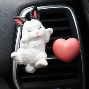 슬리핑래빗 송풍구형 석고방향제 디퓨저 차량용