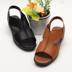 [잇백잇슈] 모던심플가죽샌들 천연가죽 베이직 편한