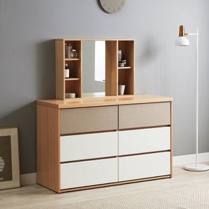 마리메종 뮤즈 1200 3단서랍장+수납거울 화장대_착불