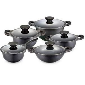 PN풍년 펄블랙 주물 코팅IH 5종 냄비세트 인덕션 가능