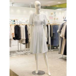 SOUP 숲 볼륨소매 핏앤플레어 반팔 원피스 (SA5OPM6)