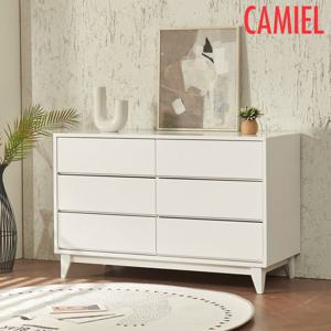 [까미엘]마렌 고무나무  화이트 1000 3단 서랍장(GO_TE0076)