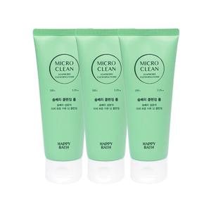 [해피바스]해피바스 마이크로 클린 솝베리 클렌징폼 150g x3