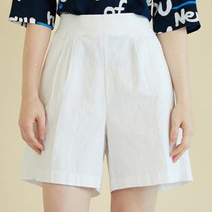 [한정/특가] 내추럴 코튼 투턱 4부 슬랙스_C2405PT017B_H