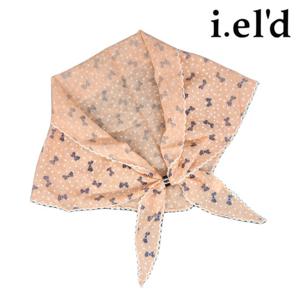 [아이엘드(손수건)]리본패턴 쁘띠 행카프 IBA9003