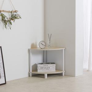 로쏘가구 코널 2단 코너 선반 장식장