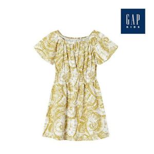 [갭키즈]패턴드 코튼 밴딩 원피스(860280-02-9_OV)