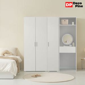 데코파인 루스 1800 T세트 화장대 옷장 이불장 학생 작은방 원룸