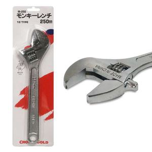 크라운골드 (몽키스패너) 250mm M250 크롬 너트 볼트