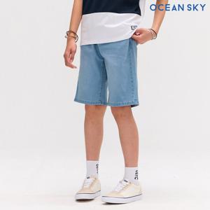 [오션스카이] 남아 인디고 5부 데님팬츠-DCJB2611E0D