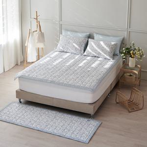 이솔홈 플라워 시원한 여름 쿨링 냉감 패드 침대패드 SS