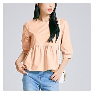 [스파오]퍼프소매 페플럼 블라우스 (SPBWB25W94-T)