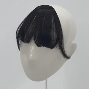 시스루뱅 앞머리 부분가발 블랙 앞머리가발 부분가발