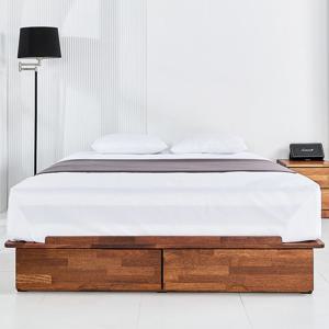 (착불)로쏘가구 라르테 이스턴킹 2000 하단 수납형 노헤드 침대