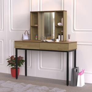 (착불)우아미가구 티오코 수납거울 서랍형 화장대 1200 풀세트