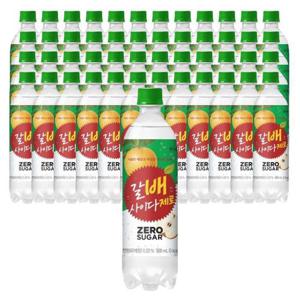 [해태제과] 해태음료 갈배 사이다 제로 500ml 48개