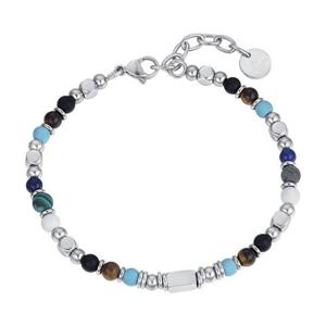 [마션틴트(잡화)][루카바라] LUCA BARRA 이태리 남녀공용 멀티 원석팔찌 BA1172