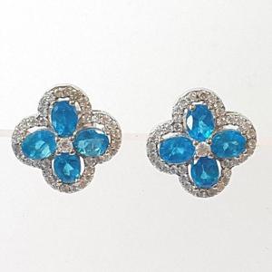 [블루케이] 그린오팔 원석 귀걸이240507-22클립형