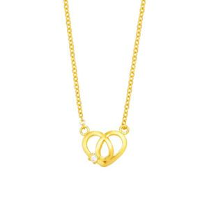 [삼성금거래소 MELORA] O컬렉션 24K 하트 사과 목걸이 3.75g