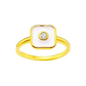 [삼성금거래소 MELORA] R컬렉션 24K 컬러풀 스퀘어 반지 3.75g