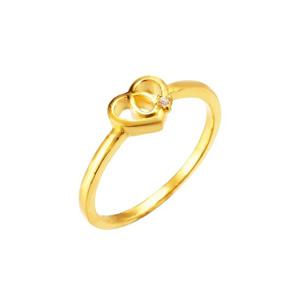 [삼성금거래소 MELORA] O컬렉션 24K 하트 사과 반지 2.6g