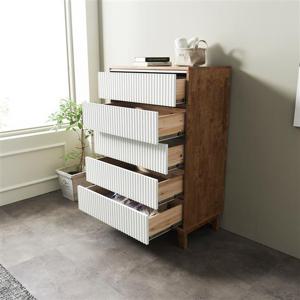 (착불)우아미가구 티모스 템바보드 원목 5단 서랍장 800