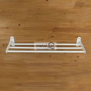 3줄 선반 수건걸이 600mm 욕실 주방 타올 행주걸이