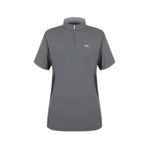 [밀레 본사] 여성 유빅 하이브리드 반팔 집업 티셔츠_MXTUT553