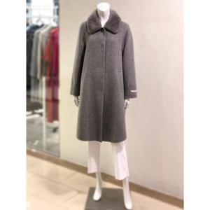 벨리시앙 세이브존01 밍크 칼라 스트링 울코트(2color) LC3401