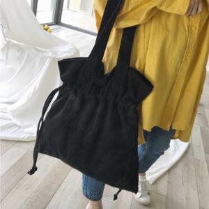 [라일리] Rly 코듀로이 에코 숄더백 스트링 버킷백 패션가방 데일리