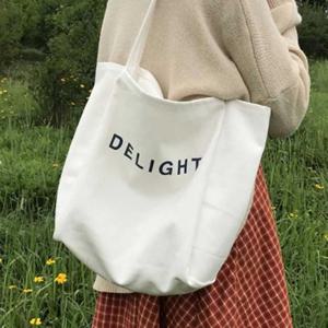 [라일리] Rly 영문 레터링 에코백 숄더백 학생 가벼운가방 보조가방