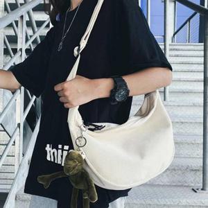 [라일리] Rly 캔버스 바디백 숄더 크로스가방 편한가방 학생 캐주얼