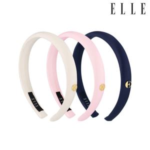 엘르헤어 슬림 금장 로고 헤어밴드 ELHB002