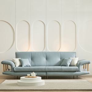 디바체 테르니 LED조명 이태리천연면피가죽 4인소파 고급쇼파