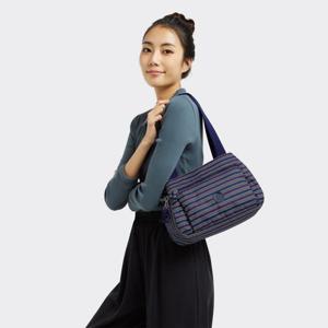 [키플링]숄더 크로스백 세도나 블루 지오 프린트KLCBT17 BGPR