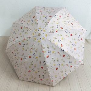 [애슬릿][애슬릿]꽃 패턴 자외선 차단 수동 우산 양산 우양산