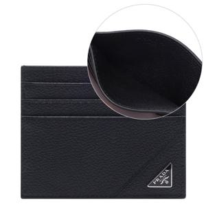 [프라다]23FW 남성 비텔로 삼각로고 카드지갑 (2MC223 2CB2 F0002 23F)