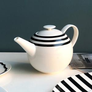 [한국도자기]화이트블룸 Black Edition OriG_In Teapot