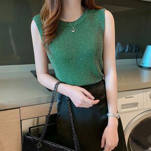 F006652_펄믹스 라운드 니트나시 티셔츠