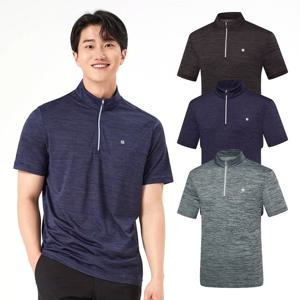 비티알 BTR 2102TB534M 골프웨어 하이쿨 남성 베이직 골프 반팔 반집업 티셔츠